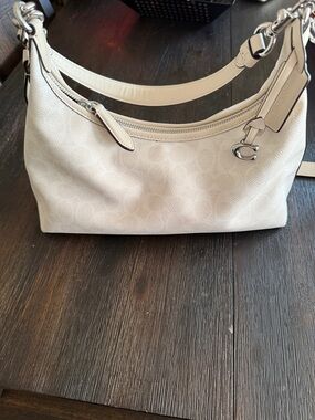 Coach Juliet 25 Pebbled Leather Shoulder Bag with Silver Hardware